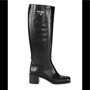 Prada current black boots